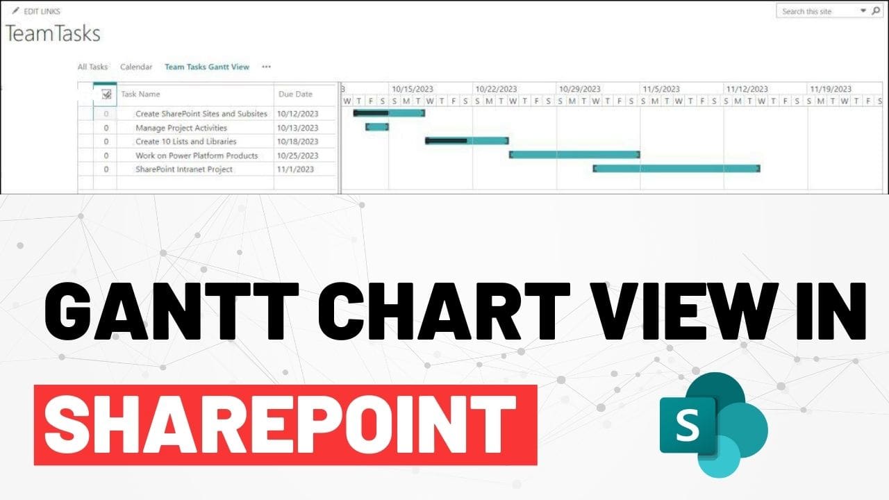 sharepoint gantt chart