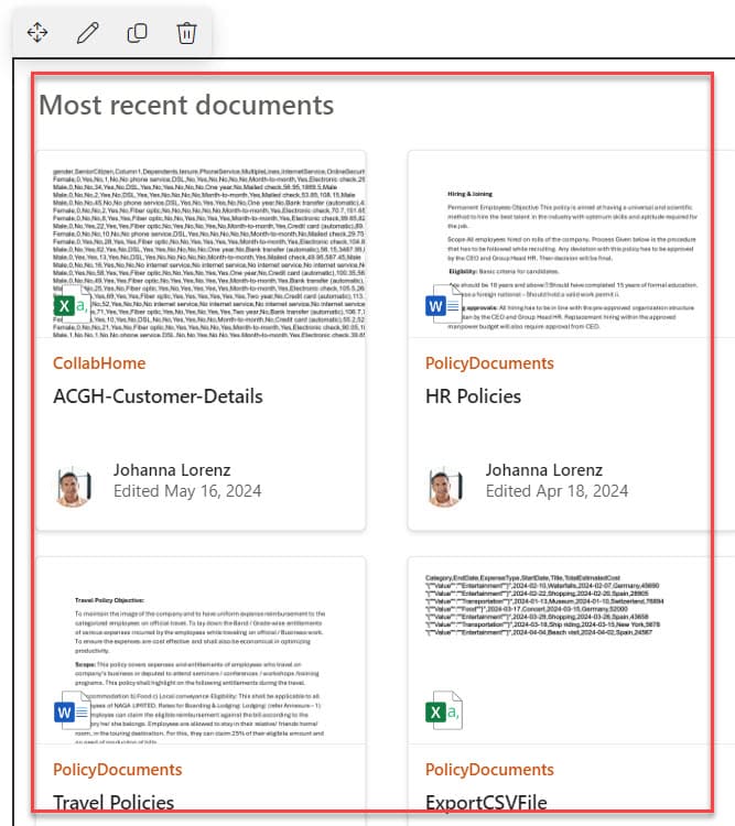 sharepoint highlighted content