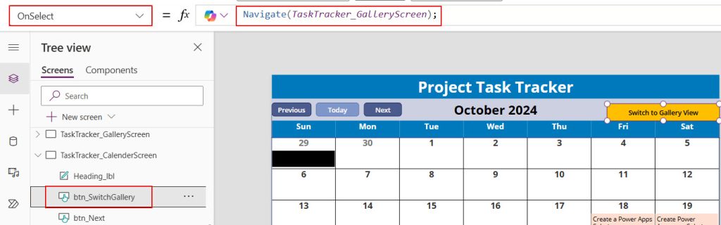 sharepoint list calendar view formatting in power apps