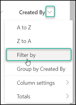 sharepoint list view filter by current user email