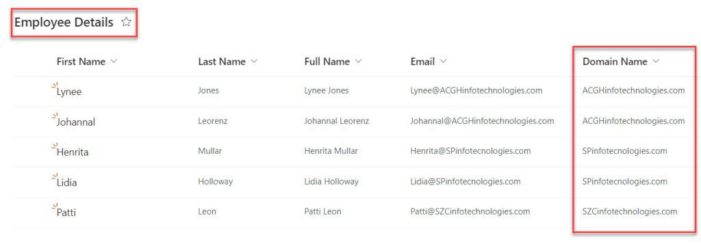 sharepoint online calculated column