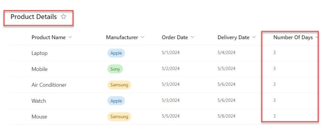 sharepoint online calculated column contains