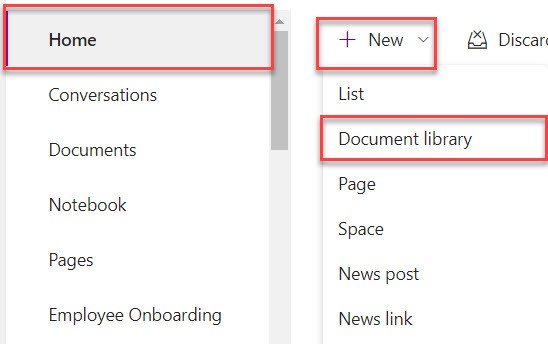 SharePoint Online Document Library