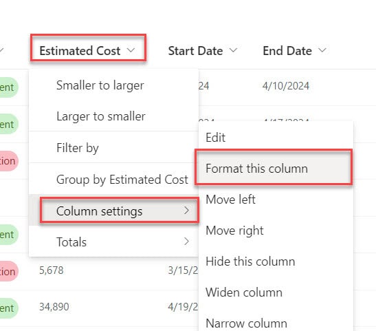 SharePoint Online Number Column without Comma