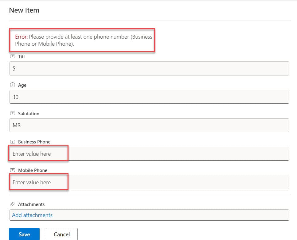 sharepoint online validation