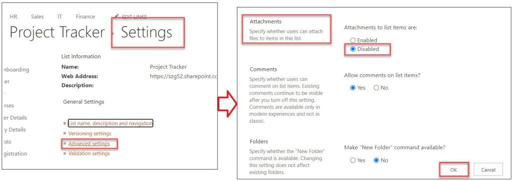 sharepoint show attachments in list