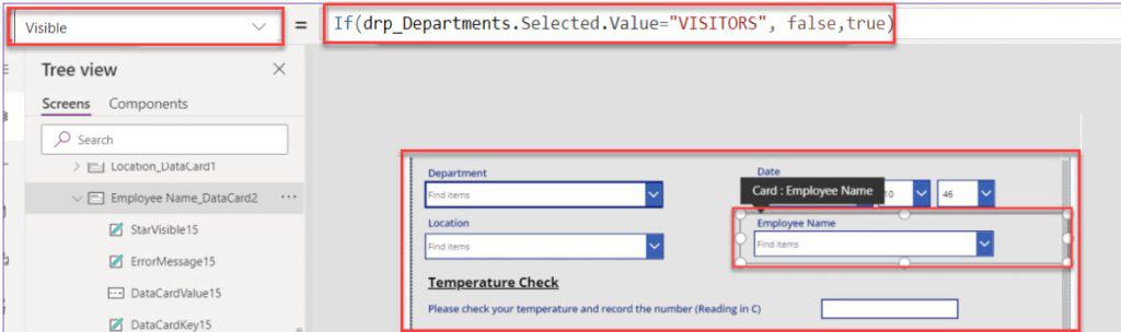 sharepoint show hide columns based on dropdown selection