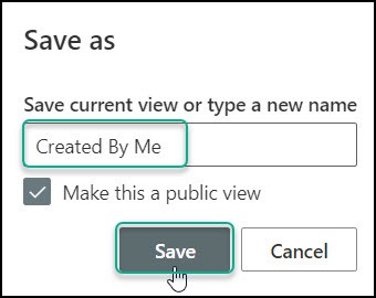 sharepoint view filter by current user