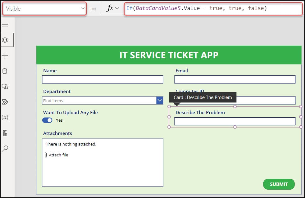 snap to columns powerapps