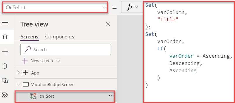 Sort a Data Table in Power Apps Sort a Data Table in Power Apps
