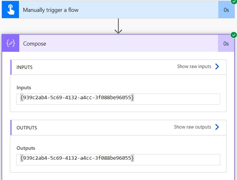 string to guid in Power Automate