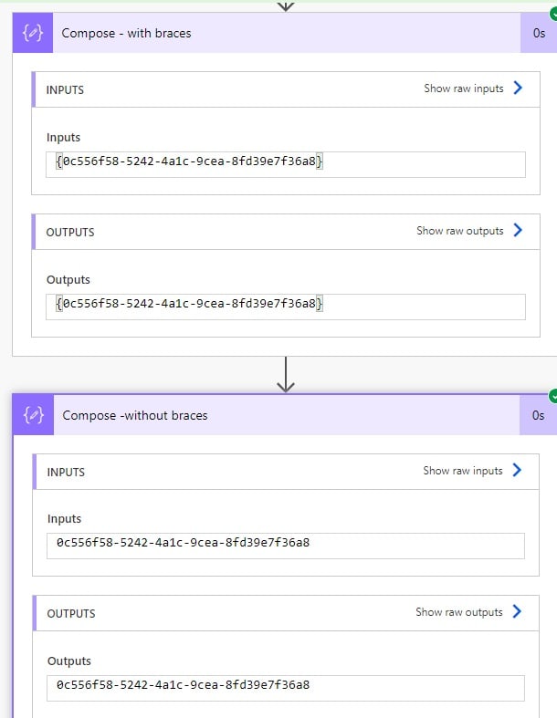 string to guid Power Automate