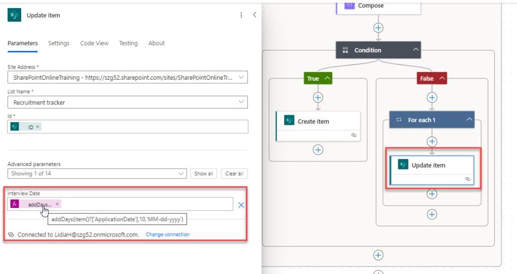 Update existing SharePoint list from Excel file in Power Automate