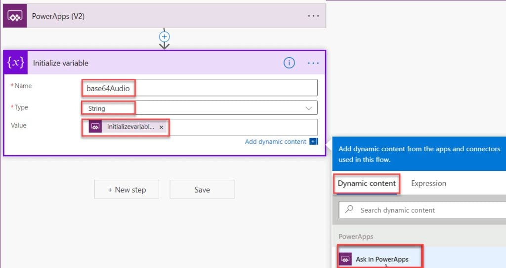 Upload the Powerapps Audio into sharepoint Online