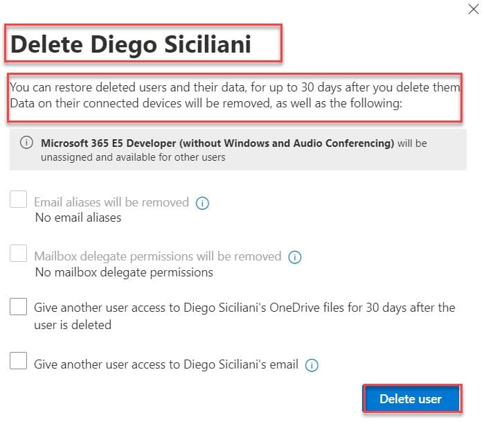 user account delete in active directory