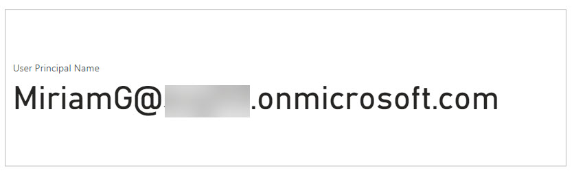 userprincipalname in power bi
