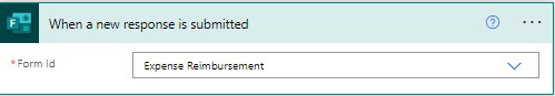 Using Microsoft flow create automated expense reimbursement