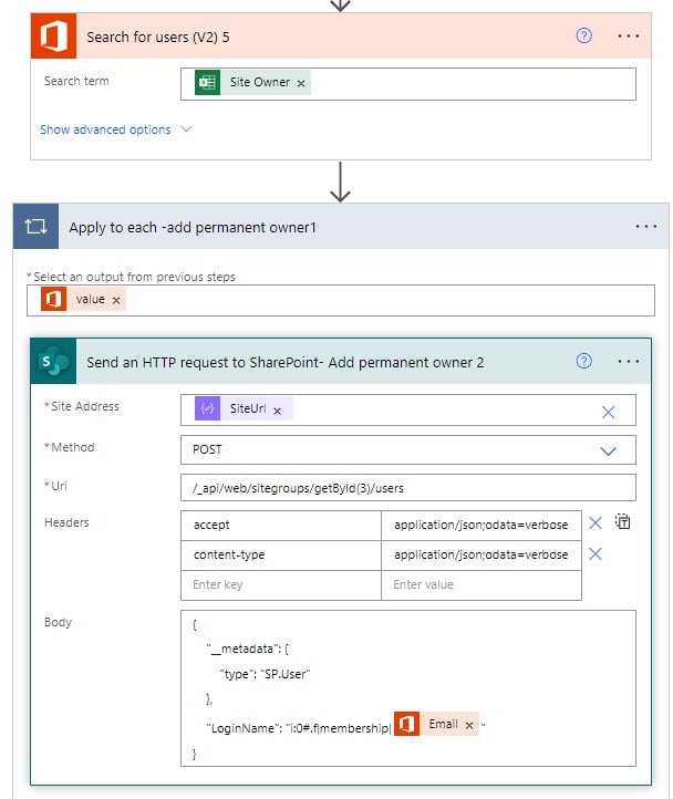 Using Microsoft Power automate create SharePoint Communication sites from excel sheet