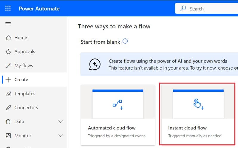 Using MS flow copy data from excel to excel