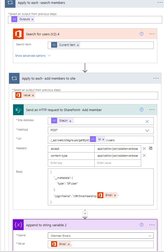 Using MS Power automate create SharePoint Communication sites from excel sheet  