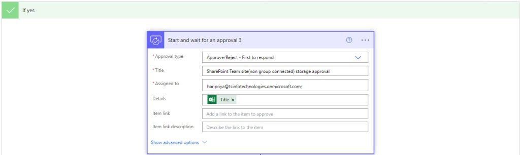 Using Power automate create SharePoint Online Group connected team sites from excel