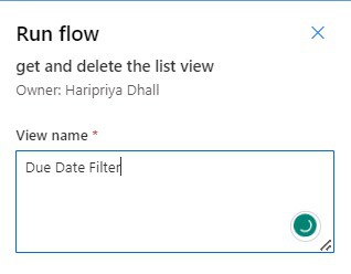 Get a particular SharePoint list view using Power Automate