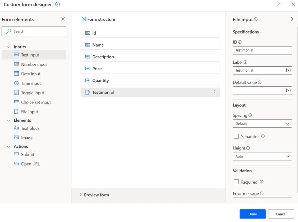 Using Power automate Desktop create item in SharePoint Online list