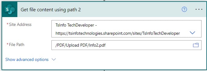 Using Power automate merge pdf files