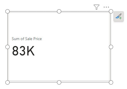 what is card visual in power bi