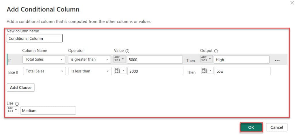 what is conditional column in power bi