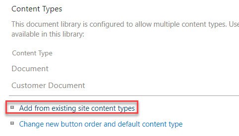 what is content type in sharepoint