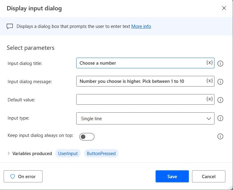 What is Loops condition action in Microsoft Power Automate Desktop