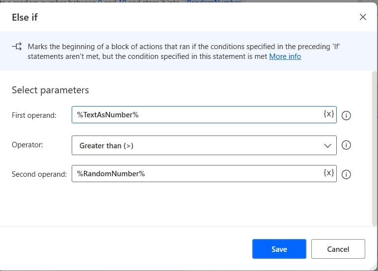 What is Loops condition action in Power Automate Desktop