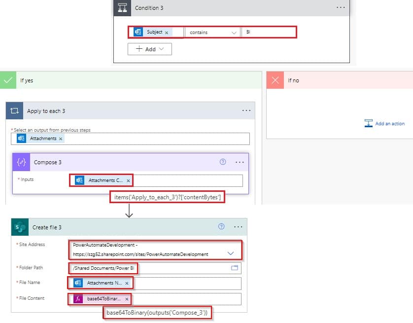 power automate when a new email arrives subject filter wildcard