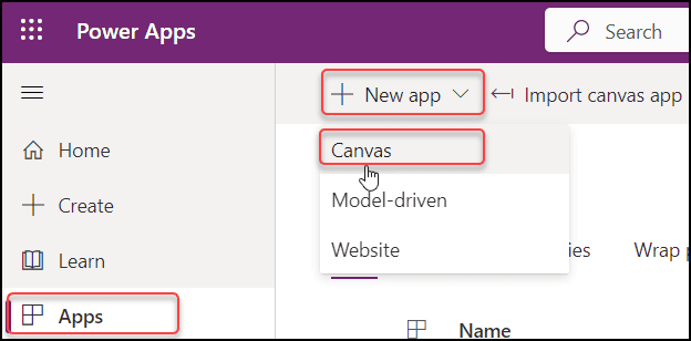 Add a Power Apps Modern Radio Control