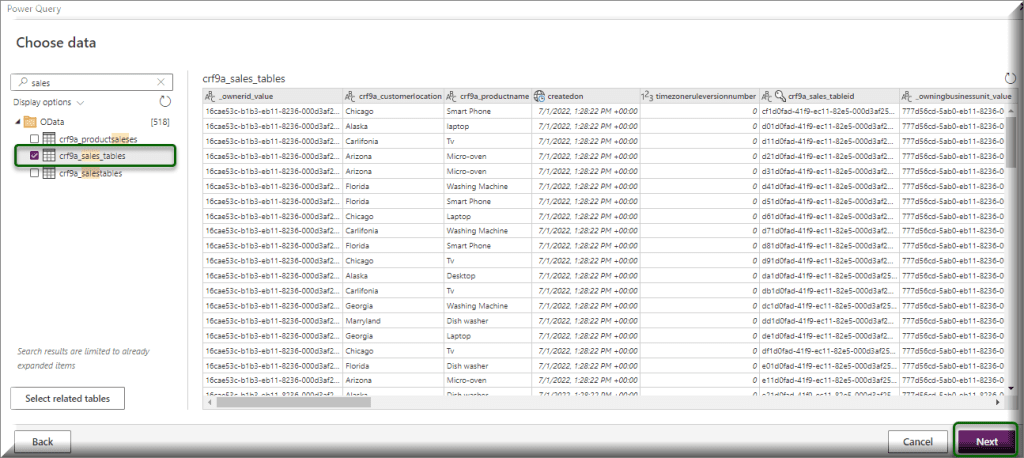 Add data to dataverse table in Power Apps