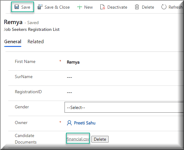 Add Dataverse File column to Form