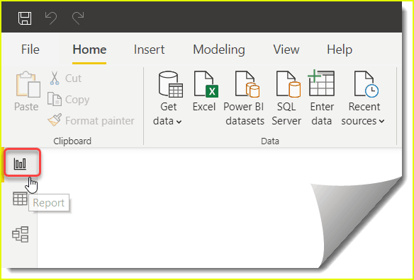 create a report in Power BI Desktop