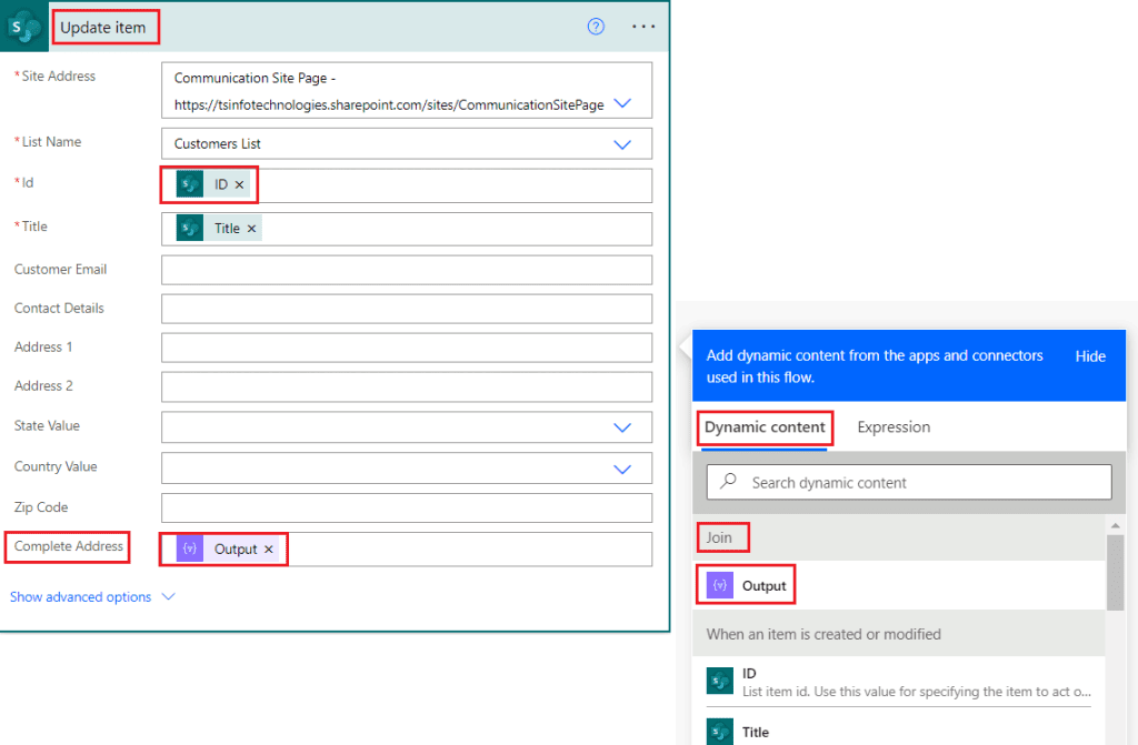 Append multiple values dynamically in an array using Power Automate flow