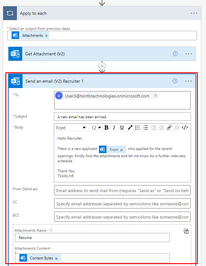 Apply to Each Control Action in Power Automate Parallel branch