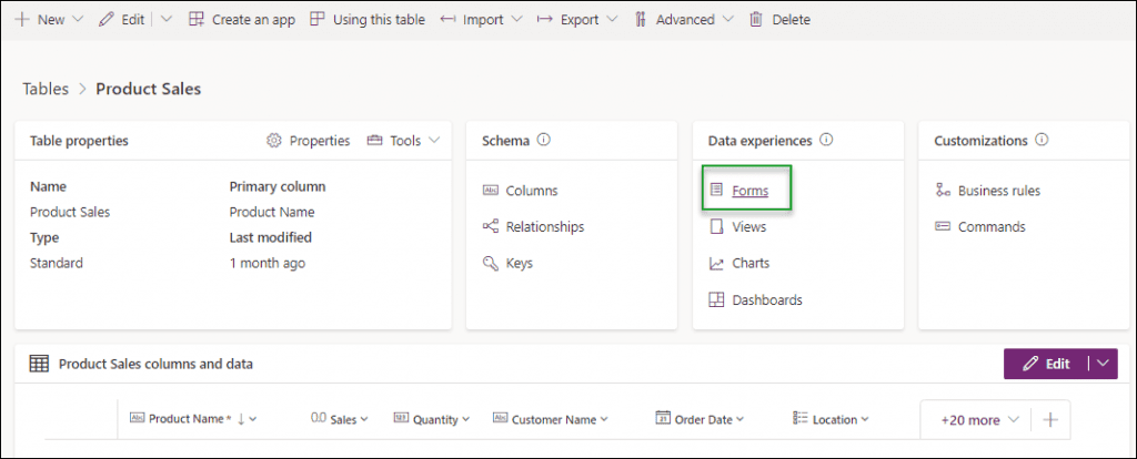 Auto number column in Dataverse Form