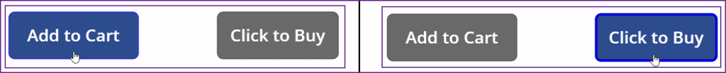 powerapps if button pressed change color
