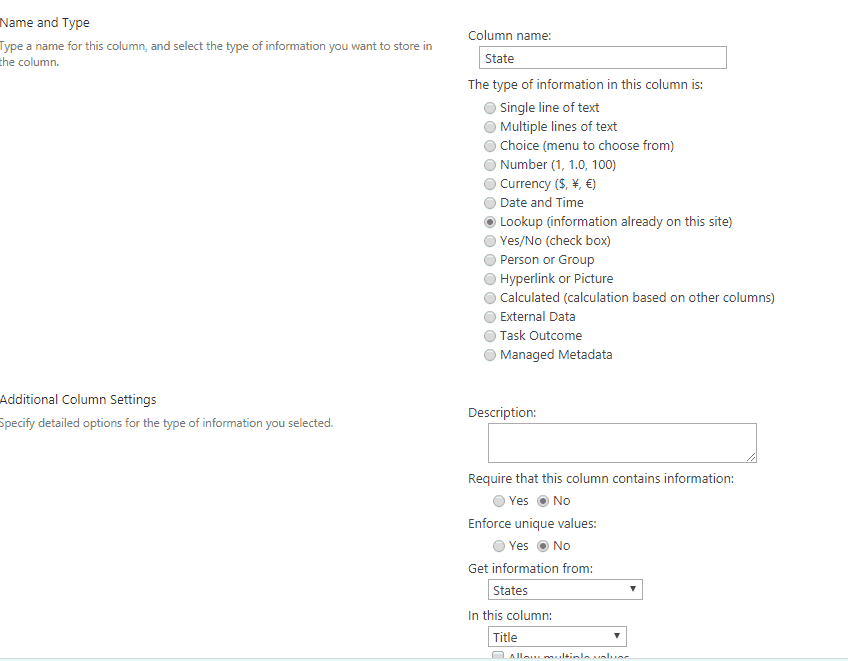 how to create cascading dropdown in sharepoint list