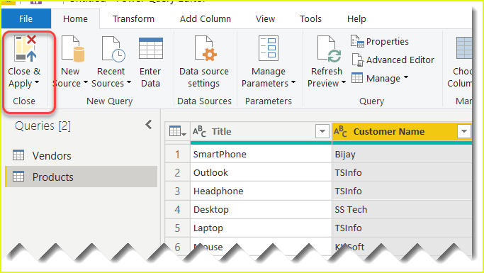 change data type of a column in power bi