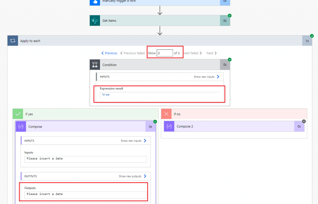 Check if a date field is blank In Microsoft Automate