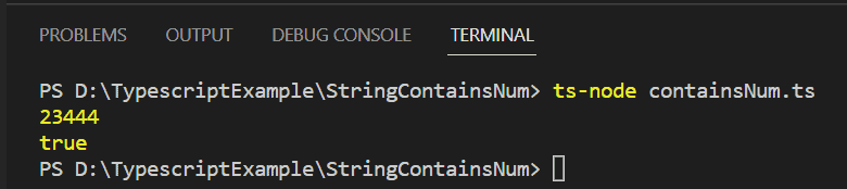 Check if string contains only numbers in typescript