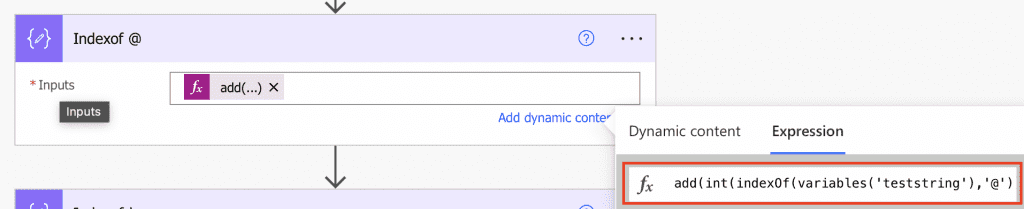 how to split string between two characters in Power automate