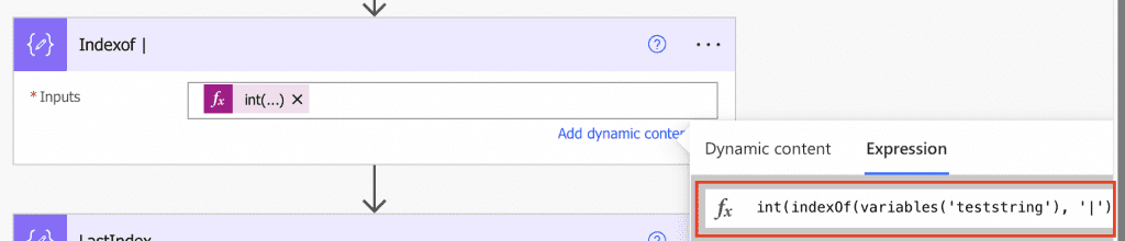 split string between two characters in Power automate