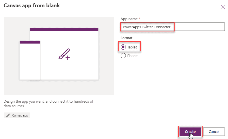 Connect to Twitter in Power Apps Connect to Twitter in Power Apps
