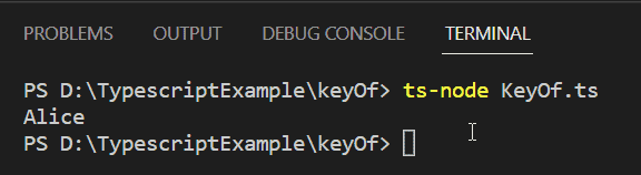 converting string to keyOf type in typescript